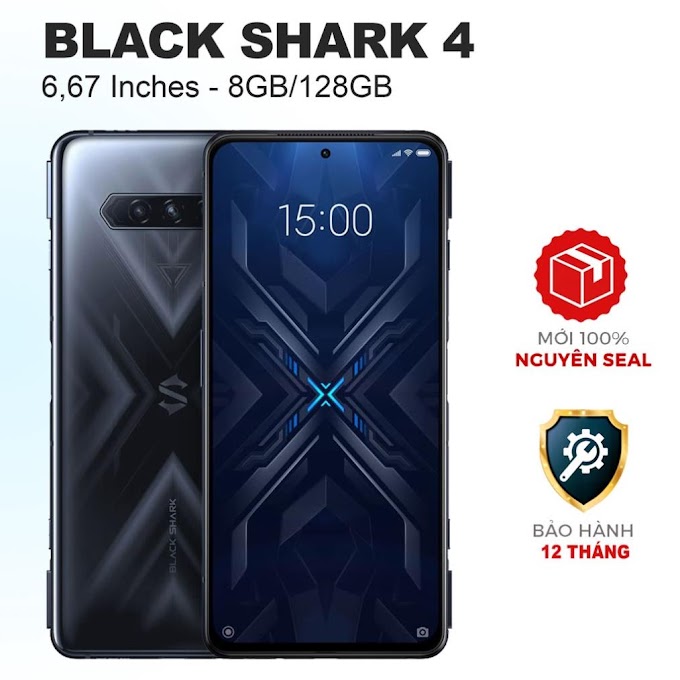 [ znbzghecho993 ] Điện thoại Xiaomi Black Shark 4 6.67" (8G/128GB) Chính hãng mới 100% Có Tiếng Việt - 1 Đổi 1 - Bảo Hành 1 Năm IUO411