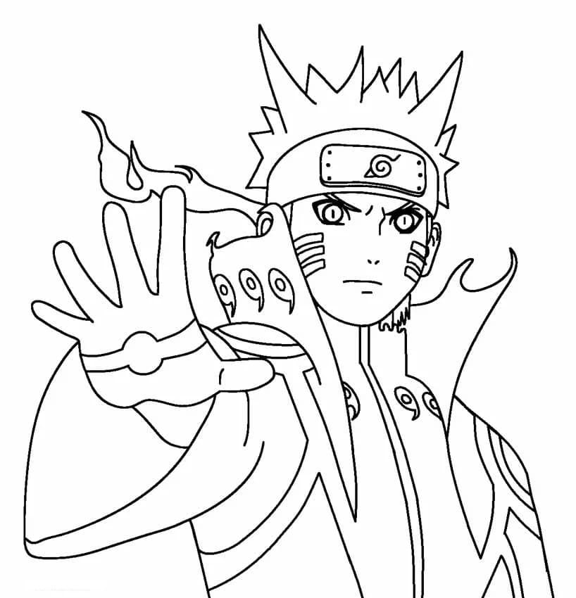 ▷ Desenhos de Naruto para colorir