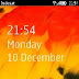 "WP7 Clock Widget" - Windows Phone 7 Clock Widget for Nokia Belle