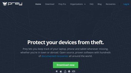 Protect your stuff: Prey App