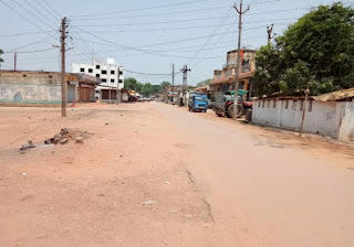 भानुप्रतापपुर में गर्मी से बने लॉकडाउन जैसे हालात, सड़के एकदम लगने लगी विरान