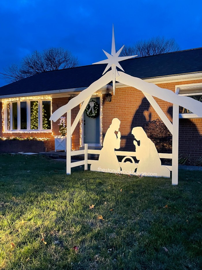 Outdoor Nativity Scene