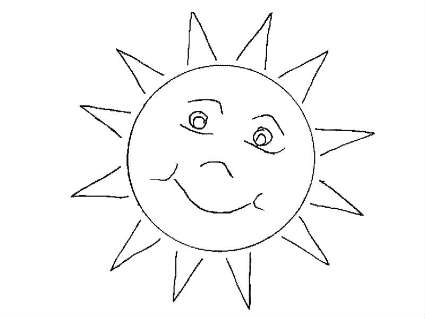 Kids Colorings Pages on Coloring Pages For Kids  Sun Coloring Pages