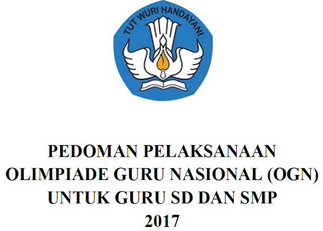 Pedoman Olimpiade Guru Nasional Tahun 2017