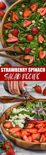 Strawberry Spinach Salad