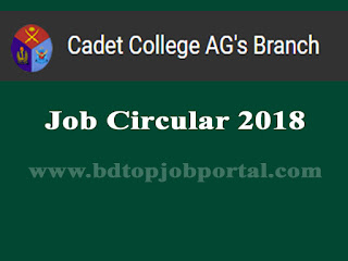 Bangladesh Cadet College Job Circular 2018
