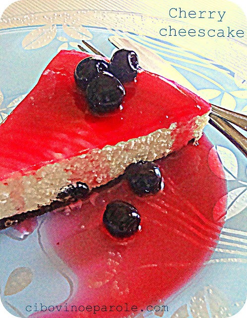 Cherry cheesecake ricetta 