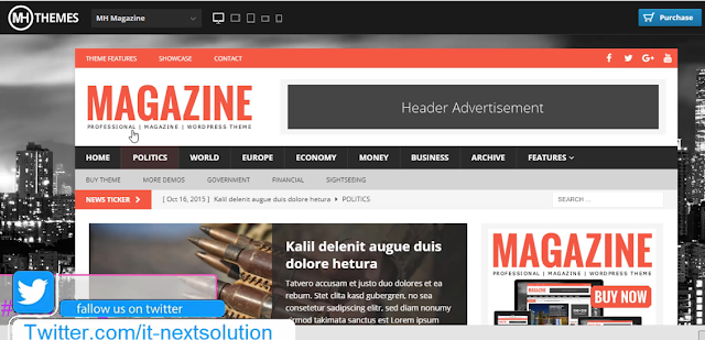 MH Magazine Themes Free Wordpress Themes by it-nextsolution