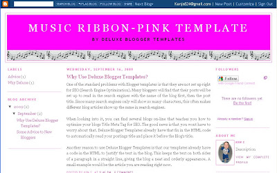 Three Column Layout from Deluxe Blogger Template