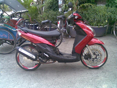 Mio Pelek 17 tdr   Pelek 17 Yamaha Mio aliran Thai Look Style