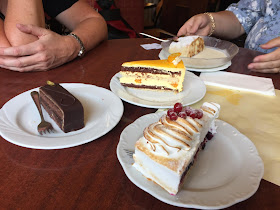 Cakes at local bakery in Pankow district
