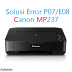 Solusi Mudah Mengatasi Error Printer Canon MP237 [ink absorber is full]