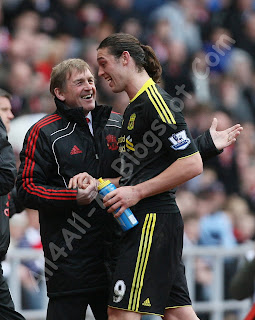 Sunderland v Liverpool - Premier League, Liverpool, Liverpool players, Sunderland players, Kenny Dalglish, Luis Suarez , Andy Carroll, HQ Photo, Dirk Kuyt, Lucas Leiva