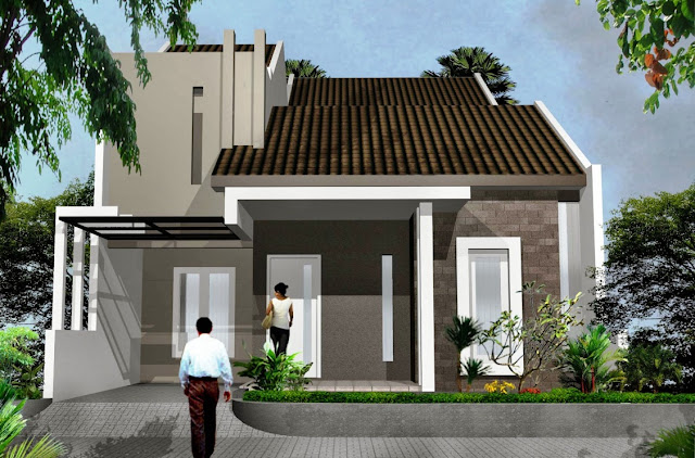 Desain Model Rumah Minimalis Tipe 60 dengan 1 Lantai