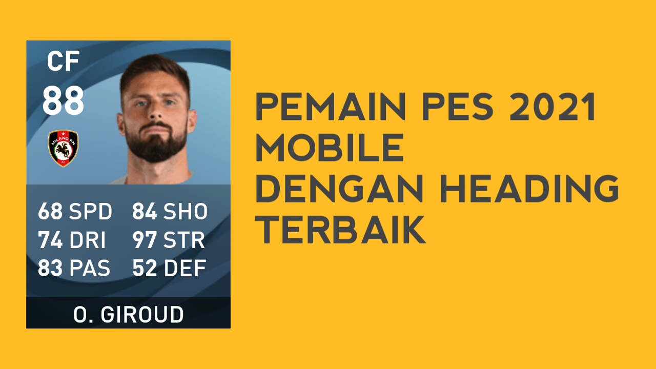 penyerang paling tajam di pes 2021 mobile