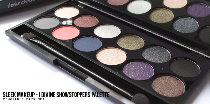 Swatches Sleek Makeup  i Divine Showstoppers Palette  