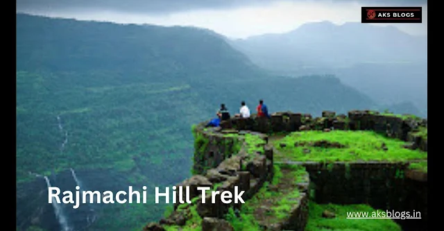 Group of hikers trekking through lush green landscapes of Rajmachi Hill