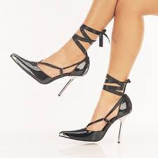 woman Black Shoes