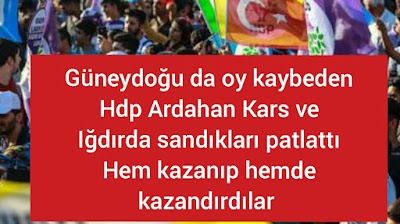 Hdp Ardahan Kars ve ığdırda coştu 