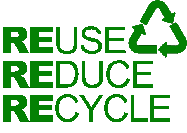 Reuse, reduce, recycle