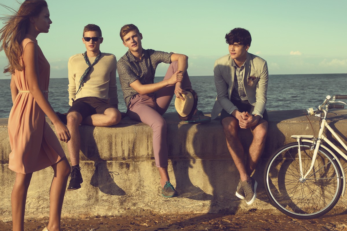 Bo Develius, Simone Nobili and Taras Koltun by Greg Swales — T.I For Men Spring/Summer 2013 