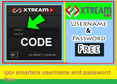 iptv smarters username and password free