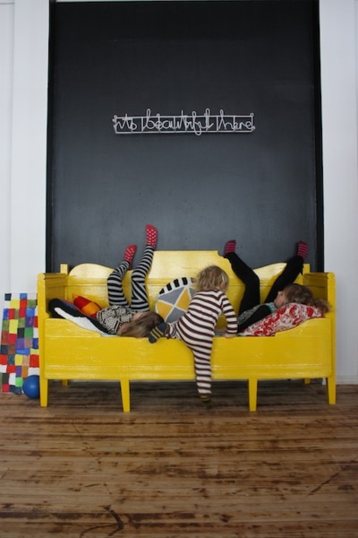 {Kids} 5 cutest kids corners in yellow and grey