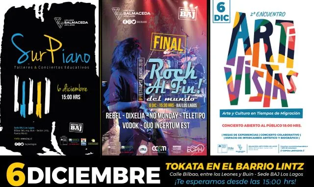  Balmaceda Arte Joven Los Lagos invita a tocata en Barrio Lintz  de Puerto Montt  