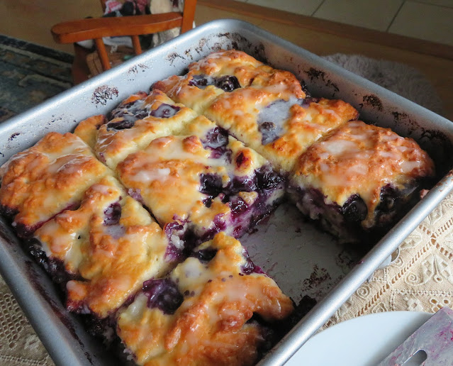 Blueberry Butter Swim Biscuits