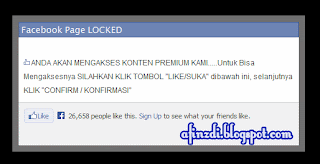 facebook content lock