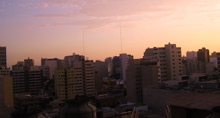 Sunset in Lima