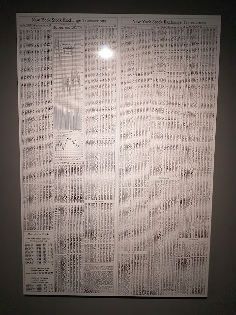 Bernard Venet: Transactions à  la bourse de New York. 1969 Venet Foundation