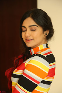 Adha Sharma in a Cute Colorful Jumpsuit Styled By Manasi Aggarwal Promoting movie Commando 2 (109).JPG