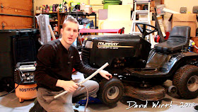 how to fill up riding lawn mower tire with air