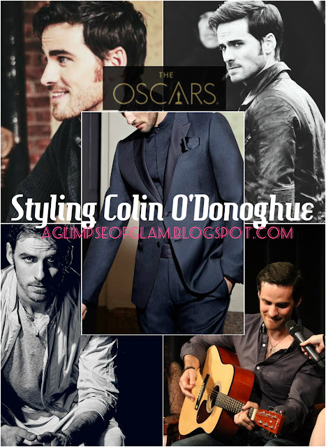 Oscars 2016 Styling Colin O'Donoghue Andrea Tiffany aglimpseofglam