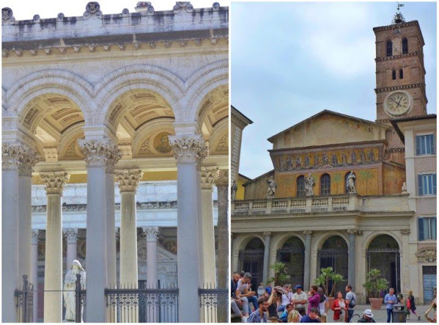 San Paolo fuori le Mura y Santa Maria in Trastevere en Roma