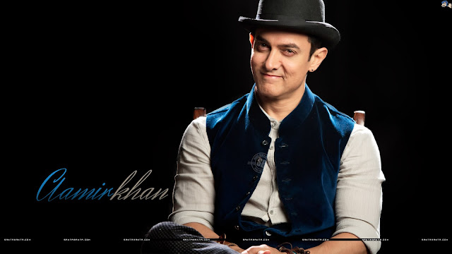 Bollywood Actor Aamir Khan In Half Blazer Celebrity wallpaper