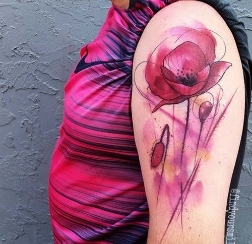 este_fenomenal_papoula_tatuagem