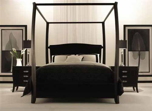Desain Tempat Tidur Kanopi Simbol Keanggunan Kamar Tidur 