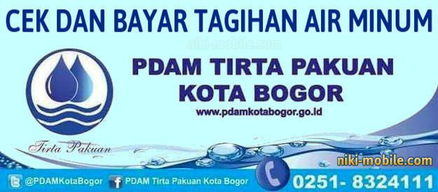 Niki Reload - Cara Cek dan Bayar Tagihan Air Minum PDAM Kota Bogor Jawa Barat