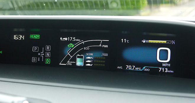 Toyota Prius Plug-in instrument panel