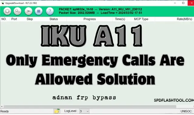 IKU only emergency calls are allowed