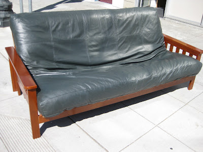 SOLD - Futon Frame + Vinyl Pad