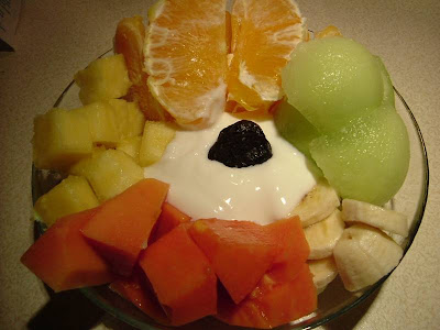 Fruit salad bowl