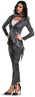  Women's Jack Skellington Female Deluxe Adult Costume for Halloween