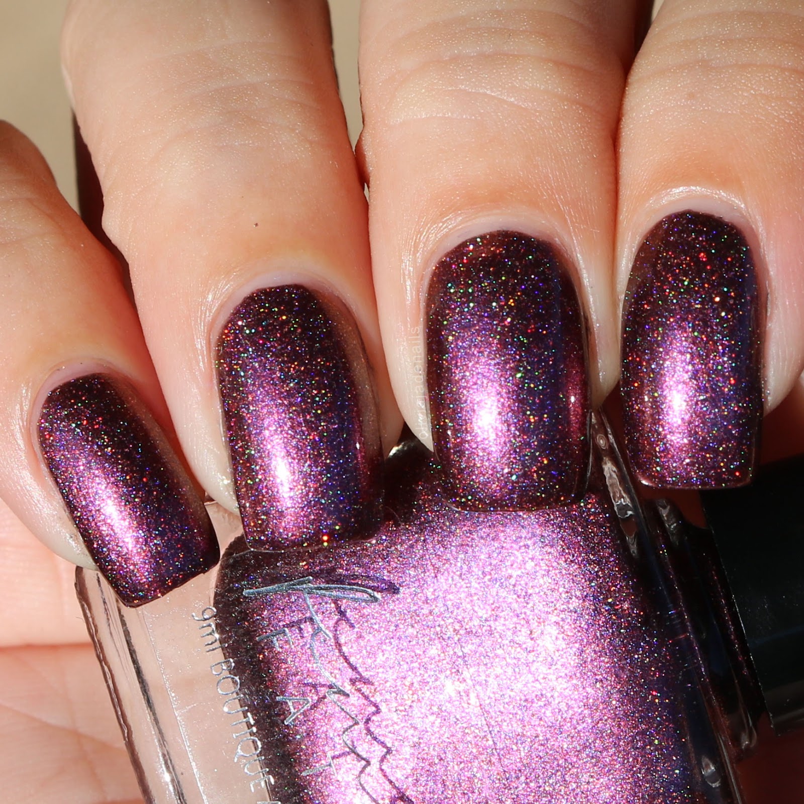 Femme Fatale Cosmetics The Last Resort swatched by Olivia Jade Nails