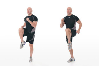 knee lift alternating