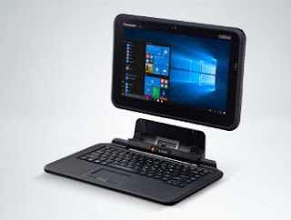  is high functioning detachable laptop for semi rugged course of written report alongside dust resistance Panasonic Toughpad FZ-Q2 Drivers Download together with Specification