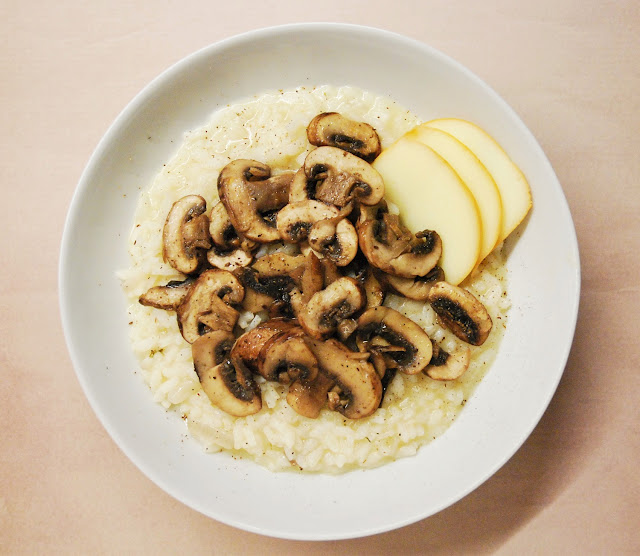 Risotto champignons scamorza