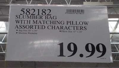 Deal for the Slumber Bag with Matching Pillow at Costco